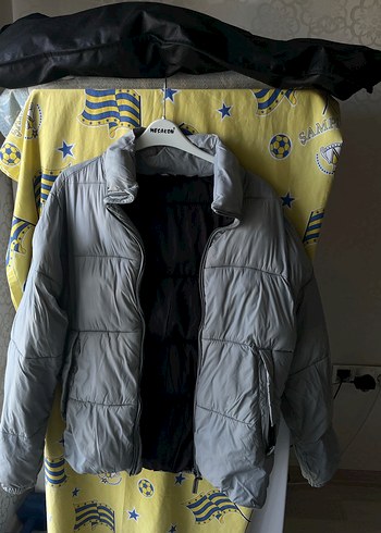m Beden beyaz Renk Pull&Bear şişme mont