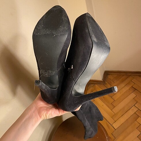 38,5 Beden Steve madden topuklu çorap çizme