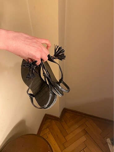 41 Beden siyah Renk H&M sandalet