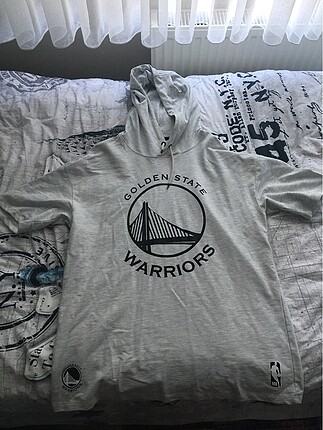 Golden state kısa kollu hoodie