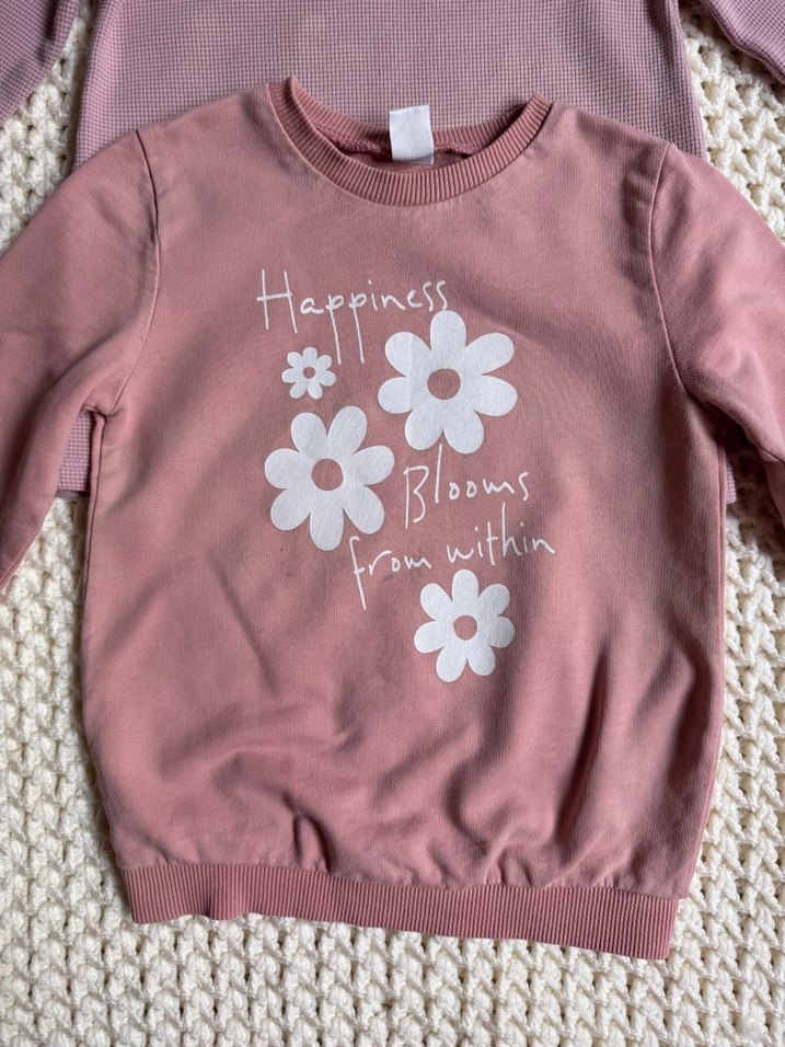 Kız Çocuk Pembe Uzun Kollu Sweatshirt - Görsel 3