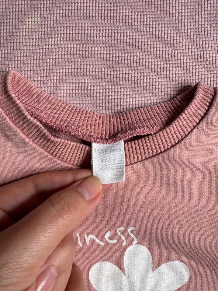 Kız Çocuk Pembe Uzun Kollu Sweatshirt - Görsel 2