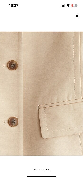 m Beden camel Renk HM H&M blazer ceket