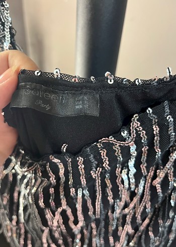 Zara Püsküllü Siyah Uzun Kadın Tulum