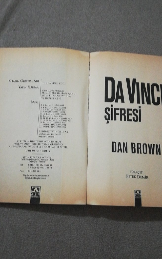 Da Vinci Şifresi - Dan Brown - Görsel 3