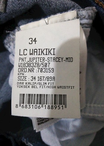 Lcwaıkıkı jeans - Görsel 7