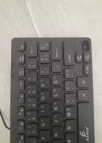 Kablolu Siyah Mini Klavye - Görsel 3