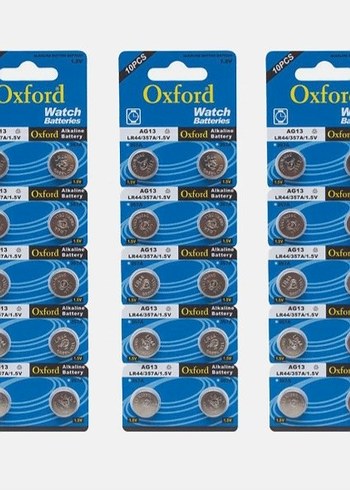 Oxford Saat Pili Seti, 10 Adet - Görsel 4