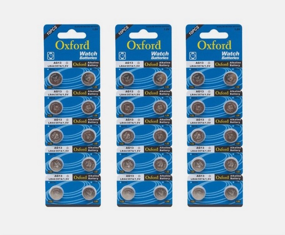 Oxford Saat Pili Seti, 10 Adet - Görsel 4