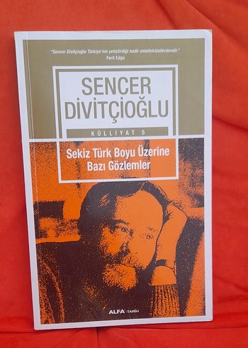 Sekiz Türk Boyu Üzerine Bazı Gözlemler - Sencer Divitçioğlu