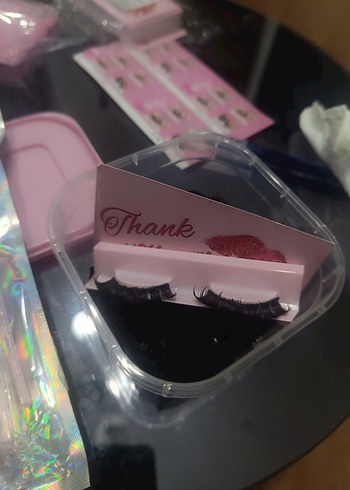 Orta volüm Cat Queen eye bir çift kiprik - Görsel 2