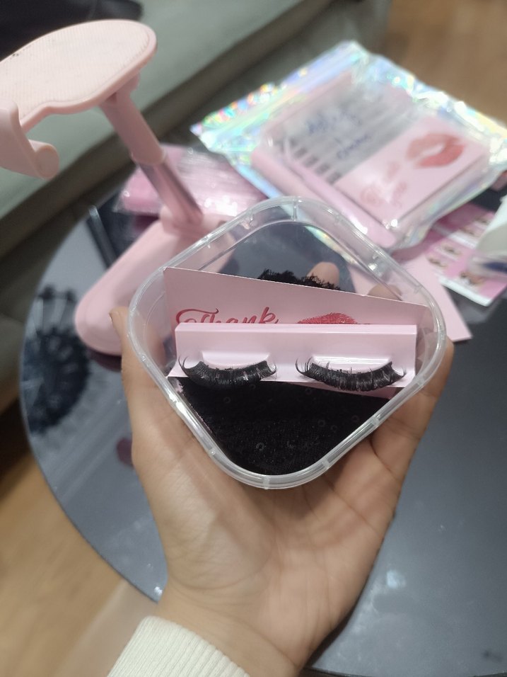 Orta volüm Cat Queen eye bir çift kiprik - Görsel 4