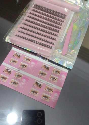 Takma Kirpik Seti ve Cımbız - Görsel 2