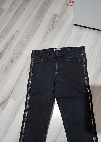26 Beden Siyah Kadın Denim Pantolon