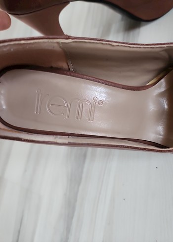 Kahverengi Platform Topuklu ayakkabı - Görsel 8