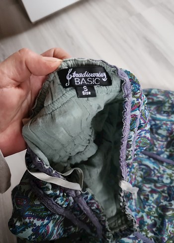 Bohem Çok Renkli Uzun straplez elbise - Görsel 7