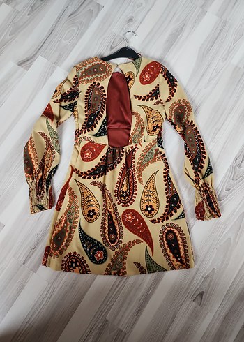 zara sırt dekolteli Kadın Elbise - Görsel 2