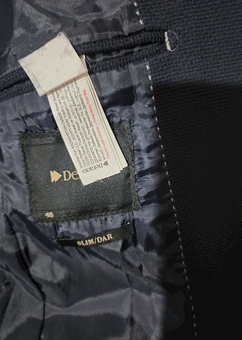 Lacivert Düğmeli Erkek Blazer Ceket - Görsel 5