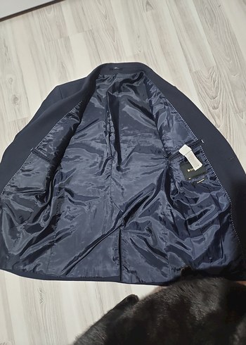 Lacivert Düğmeli Erkek Blazer Ceket - Görsel 4