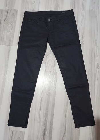 Siyah Kadın Denim Pantolon - Görsel 2