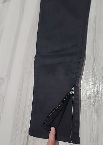 Siyah Kadın Denim Pantolon - Görsel 4