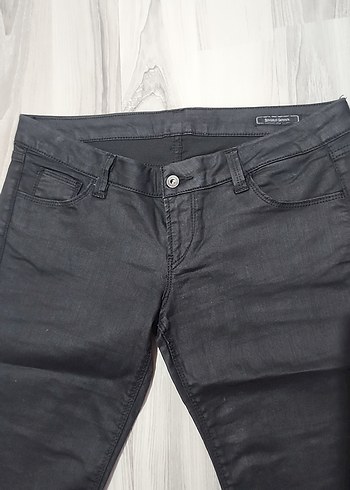 Siyah Kadın Denim Pantolon - Görsel 5