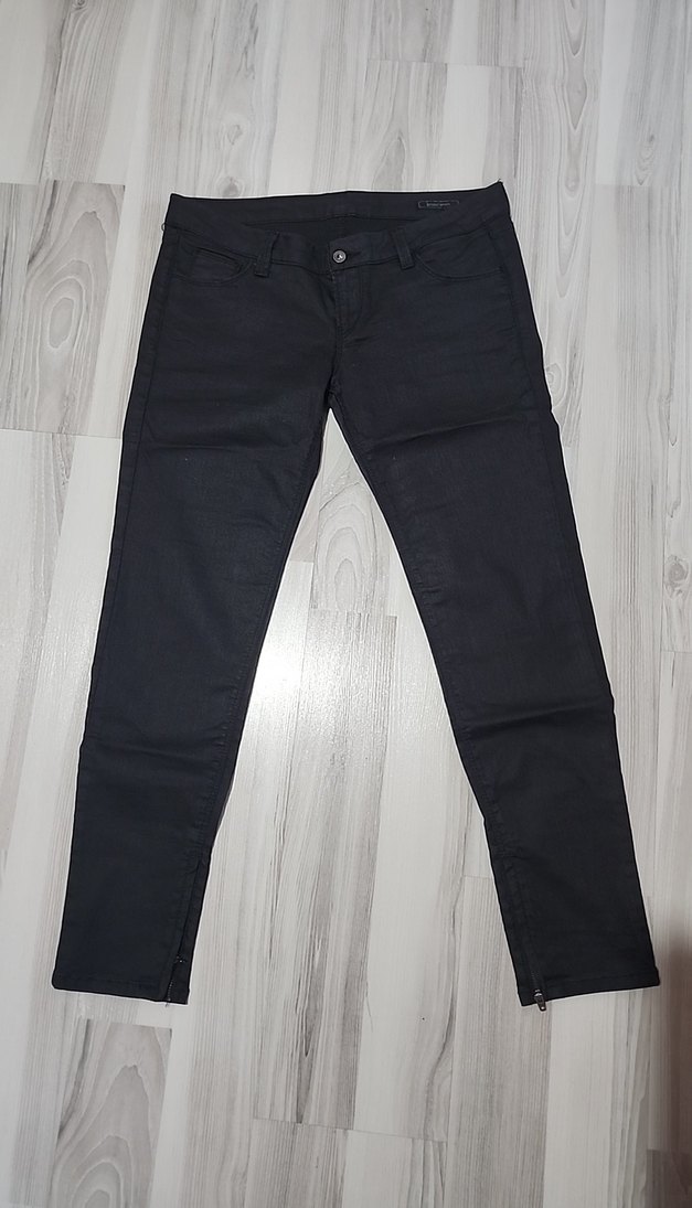 Siyah Kadın Denim Pantolon - Görsel 2