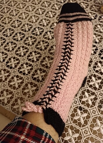 Bayan örgü corap - Görsel 2