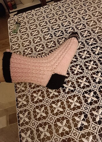 Bayan örgü corap - Görsel 4