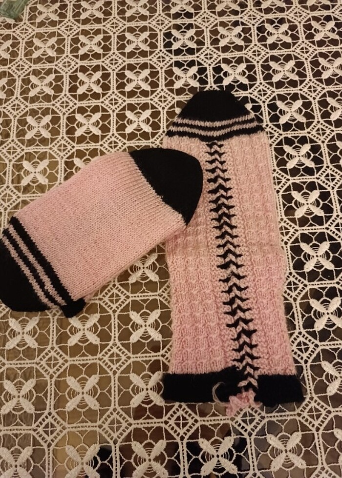 Bayan örgü corap - Görsel 3