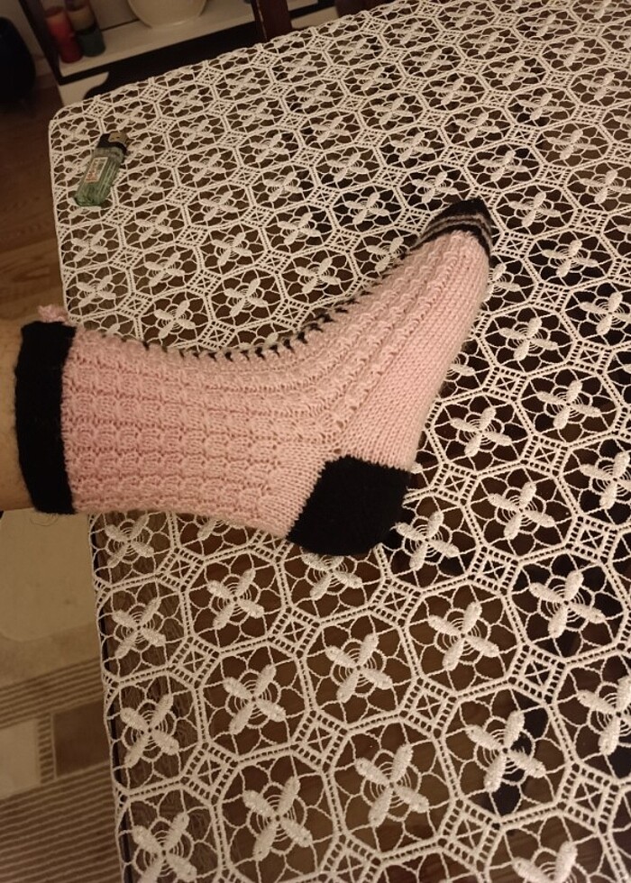 Bayan örgü corap - Görsel 4