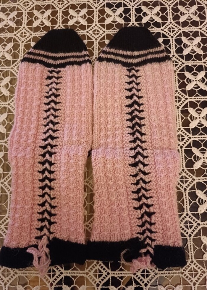 Bayan örgü corap - Görsel 5