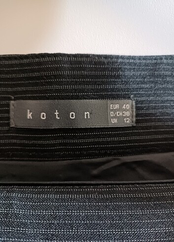 Koton çizgili etek - Görsel 3