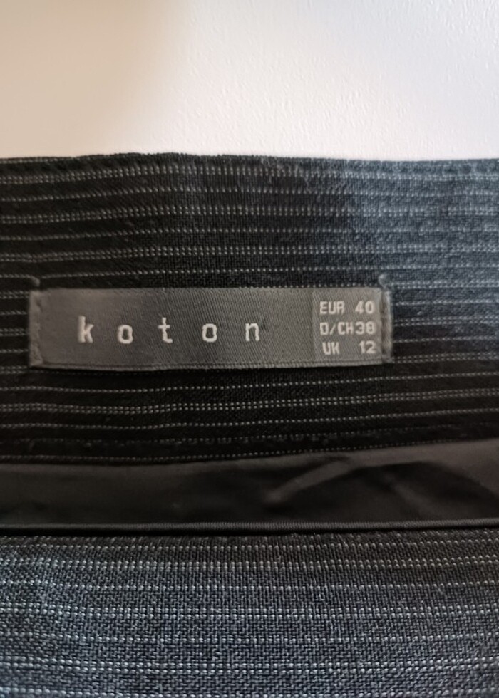 Koton çizgili etek - Görsel 3