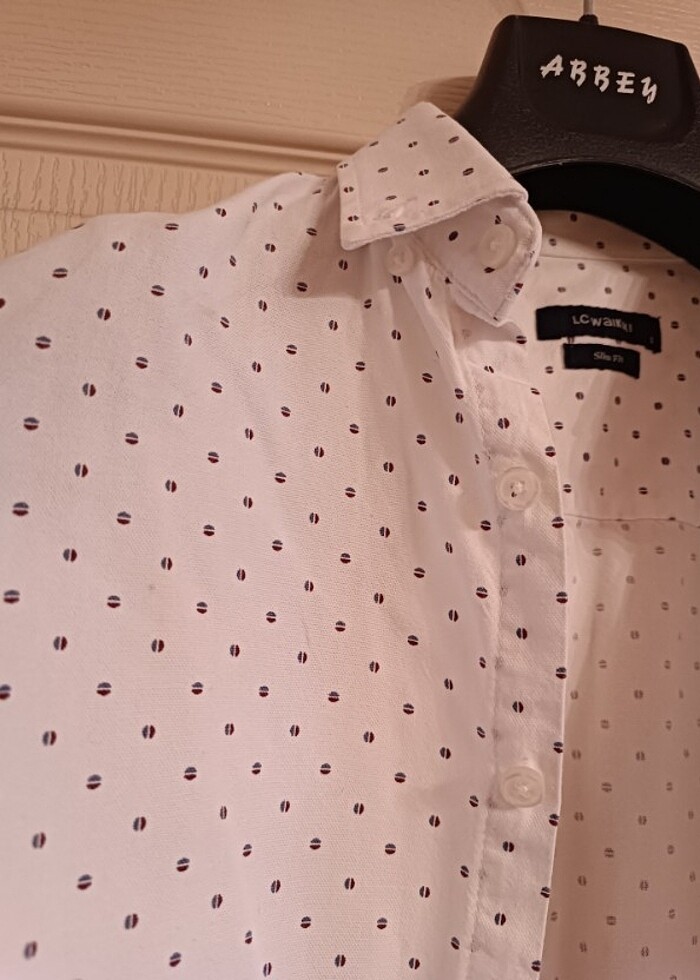 Slim fit uzun kol gömlek - Görsel 3