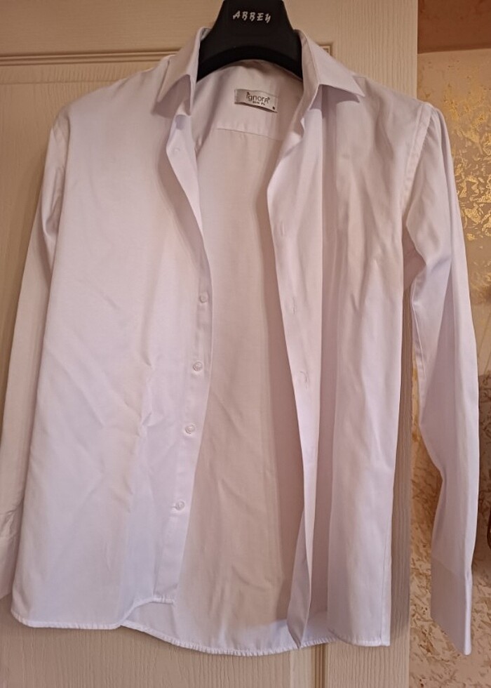 Beyaz gömlek m beden temiz - Görsel 2