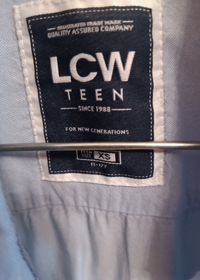 Xs mavi gömlek - Görsel 2