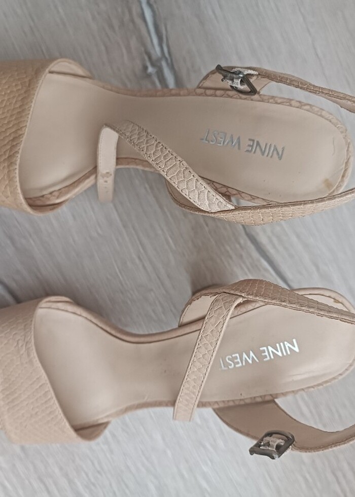 38 numara nine West platform topuk rahat ayakkabi - Görsel 2