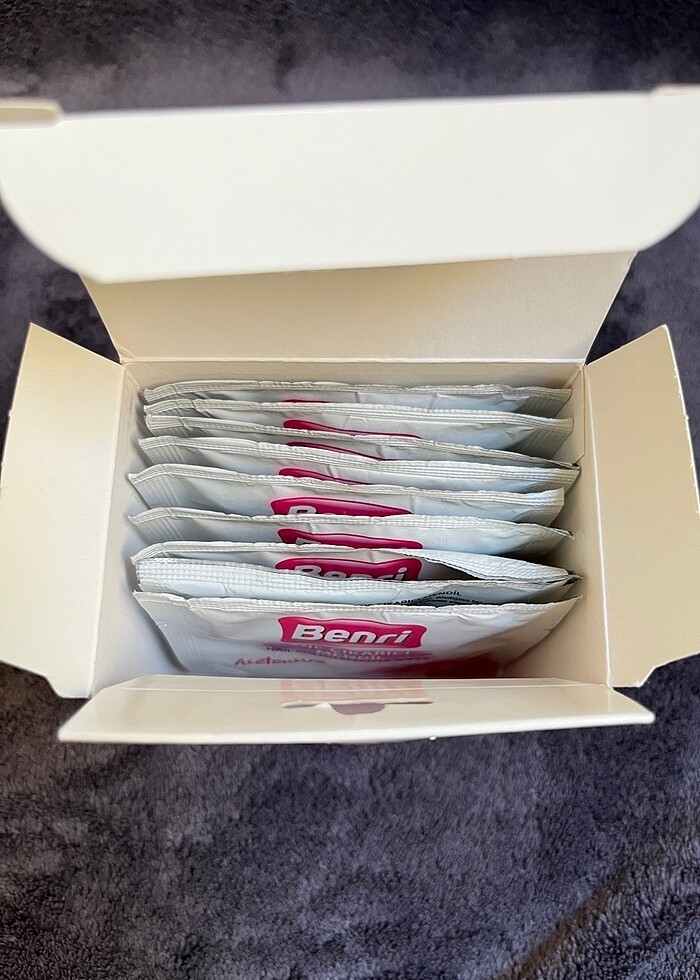 BENRİ ASETONSUZ OJE ÇIKARICI MENDİL - Görsel 2