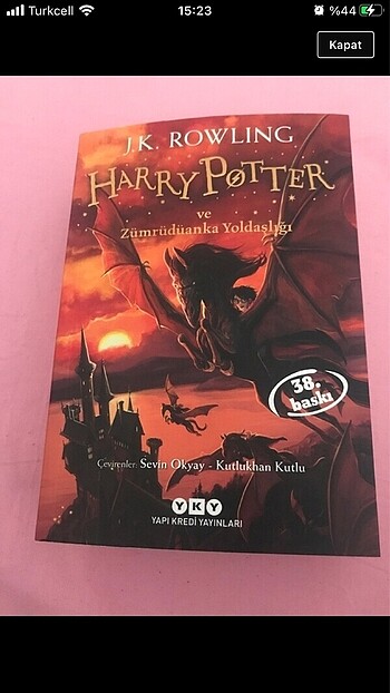Harry potter 4 adet