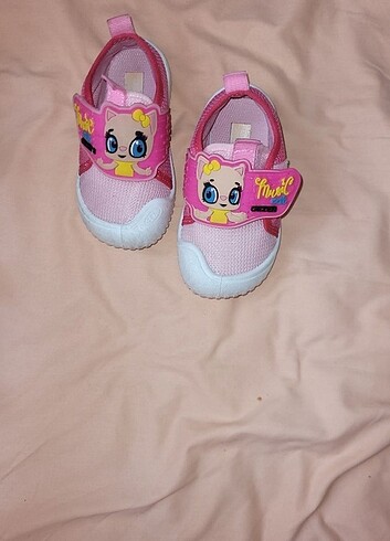 22 Beden Kız bebek Barbie renk twity li ayakkabı