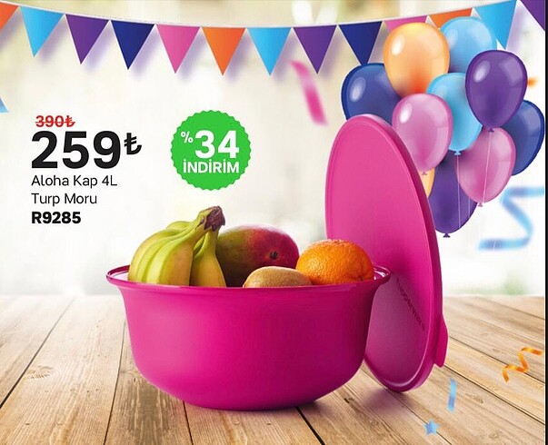 Tupperware Aloha tupper