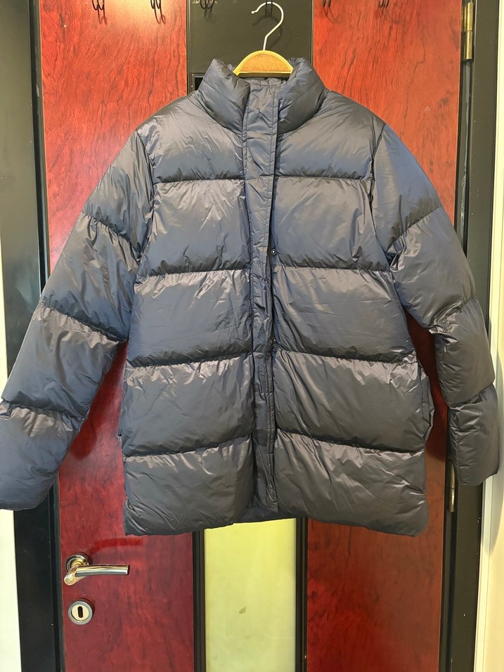 Laciver Fermuarlı Kadın Midi Kışlık Mont - Görsel 2