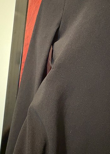 Siyah Yüksek Yakalı Body - Görsel 3