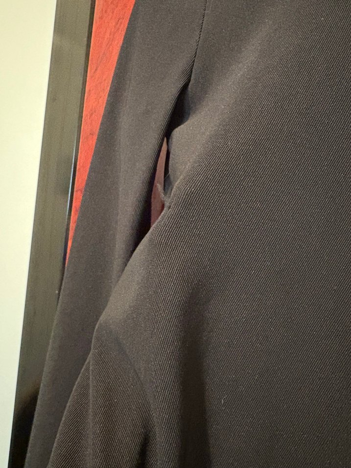 Siyah Yüksek Yakalı Body - Görsel 3