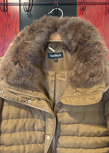 Kahverengi Kürklü Kadın Kışlık Mont - Görsel 4