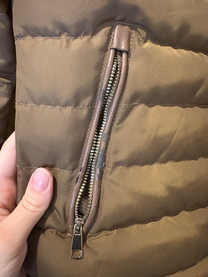 Kahverengi Kürklü Kadın Kışlık Mont - Görsel 3