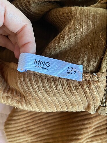 Mango süet etek - Görsel 2