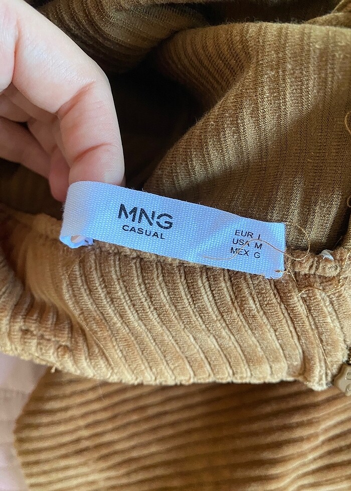 Mango süet etek - Görsel 2