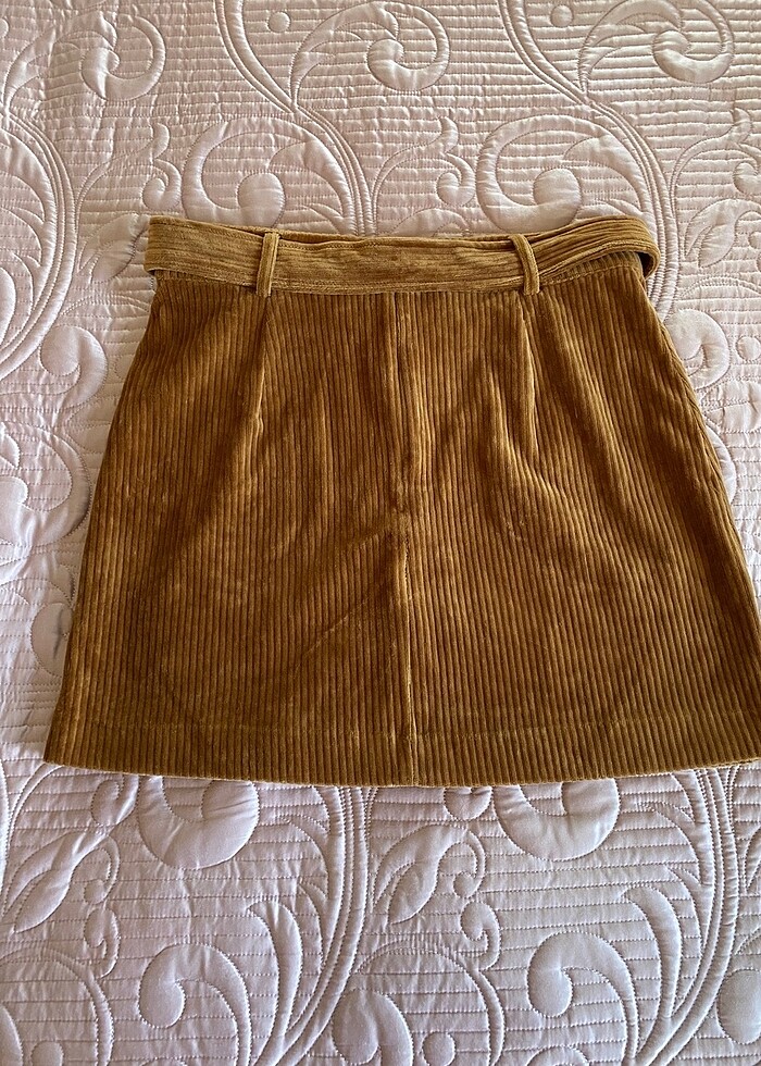 Mango süet etek - Görsel 3
